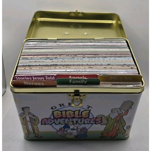 GREAT BIBLE ADVENTURES With CD Sunday School Activity Flash Card Bible Stories - Picture 2 of 8